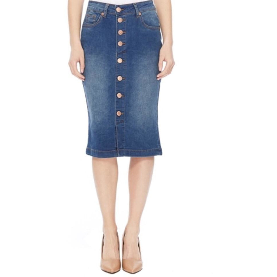 Button down vintage skirt - MODESTALINDA